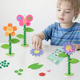 Coola Spring Craft Kit for Kids - Art and Craft DIY Early Educational Toys Suitable for Girls & Boys Pack 6 Include 2Flowers Snail Birdie Butterfly Coola