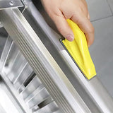 60 Sheets Micro Detail Sander Paper Kit,3.5”x 1”Hand Sanding Block for Small Projects Wet Dry Hook & Loop Silicon Carbide 80 to 400 Grit Sandpaper MAXMAN