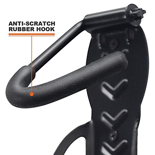 Wallmaster Bike Rack Garage Wall Mount Bicycles 2-Pack Storage System Vertical Bike Hook for Indoor Wallmaster