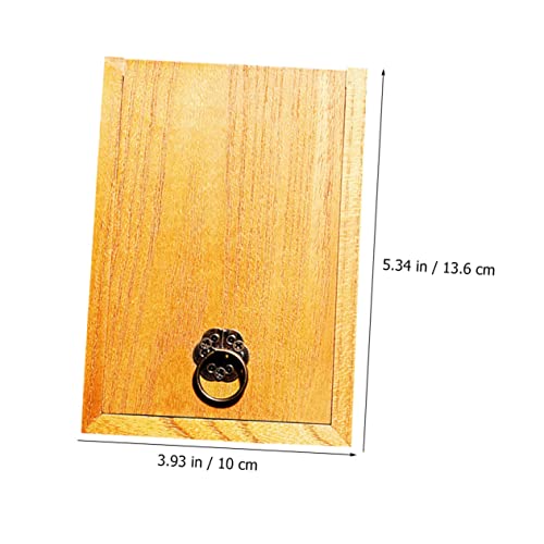 MAGICLULU Storage Box Jewelery Organzer Kids Jewelry Organizer Tea Storage Box Unfinished Wood Chest Box Wooden Tea Bag Box DIY Craft Box Wooden MAGICLULU