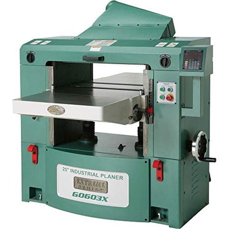 Grizzly Industrial G0603X - 25" 15 HP 3-Phase Extreme-Series Planer w/Helical Cutterhead Grizzly Industrial