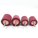 Banmo Abrasive 7 PCS Non Woven Abrasive Buffing Wheels Drill Attachment Set, Scouring Pads Wheel with 1/4" Shank Polishing Head for Polishing Banmo Abrasive