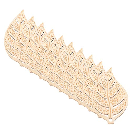 NOLITOY 10pcs Leaf DIY Wood Toys Leaves Decor Leaves for Crafts Vintage Accessories Decoupage Paper for Crafts Woody Toy Wood Trim Woodsy Decor NOLITOY
