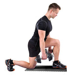 EVA Foam Mat Tiles 4-Pack - 16 SQ FT of Interlocking Padding for Garage, Playroom, or Gym Flooring - Workout Mat or Baby Playmat by Stalwart (Black) Stalwart