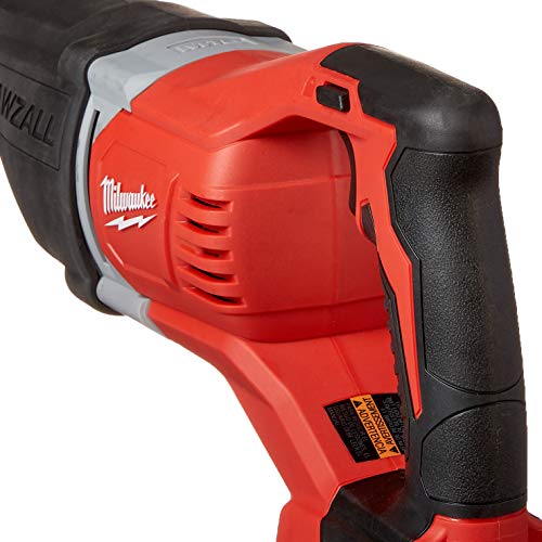 Milwaukee 2621-20 M18 18V Lithium Ion Cordless Sawzall 3,000RPM Reciprocating Saw with Quik Lok Blade Clamp and All Metal Gearbox (Bare Tool) - WoodArtSupply