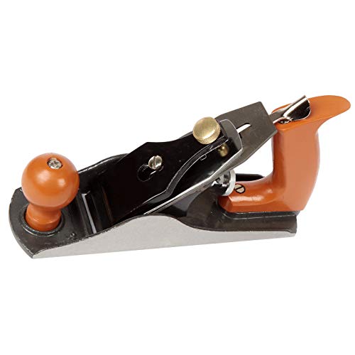 WORKPRO W052003 Block Plane, 2 In. Wide Blade, Cast Iron Body, Adjustable Cutting Depth, Black (Single Pack) - WoodArtSupply