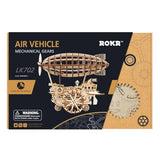 Robotime 3D Jigsaw Puzzle Construction Set DIY Mechanical Model Build Kit 3D Laser Cut Woodcraft Model Making Puzzle Challenge Gift Set for Adult and ROBOTIME