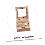 Holibanna 4pcs Box Engagement Ring Box Jewelry Organizer Tray Ring Bearer Holder Wedding Ring Case Ring Storage Holder Ornament Container Ring Bearer Holibanna