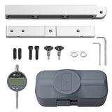 Neoteck 0-1'' Digital Dial Indicator Table Saw Gauge with 3.2inch Long Anodized Aluminum Bar for Aligning and Calibrating Work Shop Machinery Table Neoteck