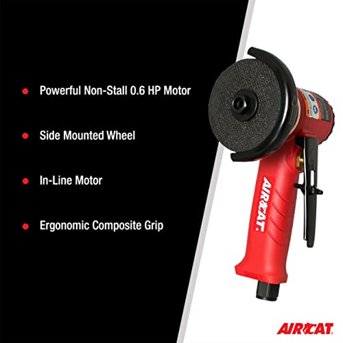 AIRCAT Pneumatic Tools 6525-A: .6 H 3-Inch In-Line Cut-Off Tool 18,000 RPM