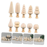 SEWACC 10pcs Woody Mushroom Unfinished Wooden Peg Dolls Peg Dolls Unfinished DIY Unfinished Mushroom Wooden People Doll Wooden Mushroom Crafts Wooden SEWACC