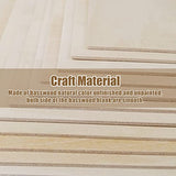 20 Pack Basswood Sheets for Crafts - 12 x 12 x 1/16 Inch - Wood Sheets Plywood Sheets with Smooth Surfaces - Crafts Wood Perfect for Architectural YEXEXINM