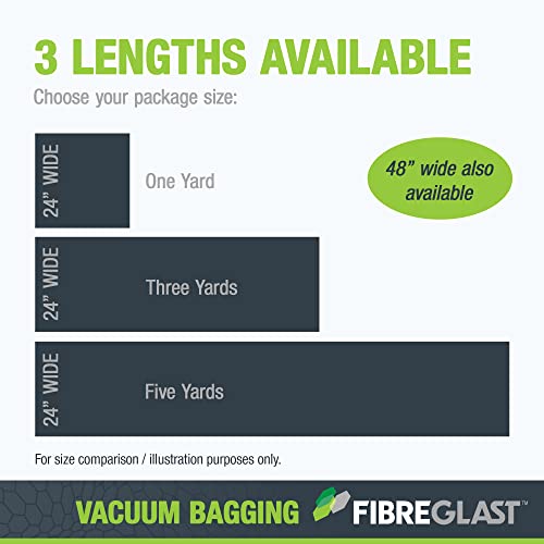 Fibre Glast Vac Bag Film, 5 Yards, Affordable – Elite Lab Vacuum Bagging Supplies, Degassing Chambers & Vac Purge Kits – Seal & Stabilize Carbon, - WoodArtSupply