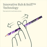 Lifelines Rub & Sniff Scented Colored Pencils, Infused with Essential Oil Blends, Color Pencil Set of 10, Travel Case Included Lifelines