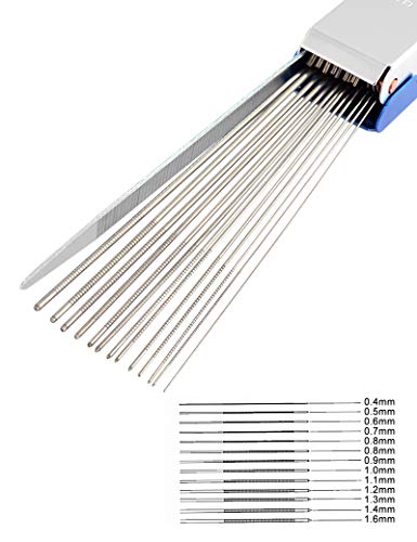 Holmer Guitar Nut Slotting File Saw Rods Slot Filing Set Needle File Set Luthier Replacement Tools Tip Cleaner Files. Holmer