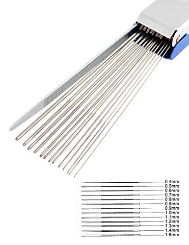 Holmer Guitar Nut Slotting File Saw Rods Slot Filing Set Needle File Set Luthier Replacement Tools Tip Cleaner Files. - WoodArtSupply