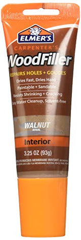 Elmer's E859 Carpenter's Wood Filler, 3.25-Ounce Tube, Walnut Elmer's