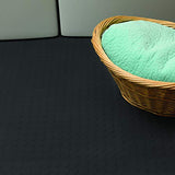 VersaTex Garage Floor 18 x 18 inch Square Rubber Raised Coin Interlocking Floor Tiles for Home Gym, Garage Flooring, Trade Show Flooring, Basement VERSATEX