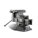 Forward CR40A-4.5In Bench Vise 210 Degrees Swivel Base Heavy Duty with Anvil (4 1/2") Forward