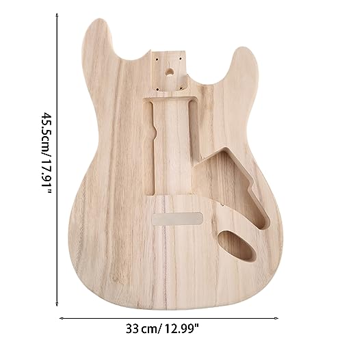 Unfinished Electric Guitar Body For Guitar DIY Accessory Maple Wood With Humbuck Pickup Hole Unfinished Guitar Body Electric Guitar Body Unfinished Youngy
