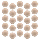Milisten 200Pcs DIY Wooden Balls 14MM Unfinished Wooden Beads Jewelry Making Accessories Without Hole for DIY Milisten