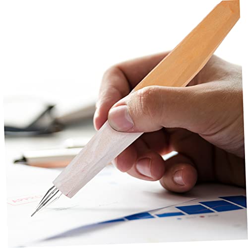 Operitacx Wooden Engraving Pen Ink Stripe Writing Pen Prizes Exchange Pens School Classroom Pens Easter Gift Pen Wood Ballpoint Pens Wood Gifts Operitacx