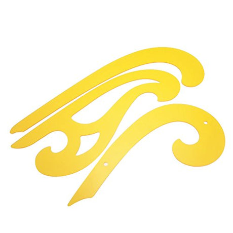 Healifty 3pcs French Curve Set Drawing Stencil Templates Ruler for Craft Sewing Healifty