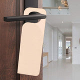 6pcs Unfinished Wood Door Knob Hangers Blank Natural Signs Plaque Gift Tag Memo Board for DIY Craft Home Hotel Meeting Session Office ULTNICE