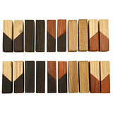 Penn State Industries PKEZ5 Pre-drilled 7mm E-Z Mini Pen Blanks, 9/16" x 9/16" x 2-1/32", Hardwood Mix, 20pcs Penn State Industries