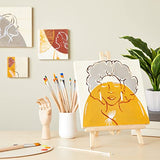 Bright Creations Set of 8 Unfinished Wood Canvas Boards for Painting, Wooden Panels for Crafts, DIY Signs in 4 Sizes Bright Creations