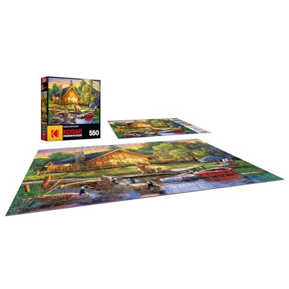 Cra-Z-Art - RoseArt - Kodak Premium - Guardians of The Lake - 550 Piece Jigsaw Puzzle