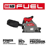 Milwaukee 2831-21 M18 FUEL 18V 6-1/2" Cordless Li-Ion Plunge Track Saw Kit Milwaukee