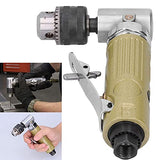 Pneumatic Drill, 90 Degrees Elbow Air Drill, Powerful Angle Drilling Machine for Polishing Grinding Drilling Screwing ViaGasaFamido