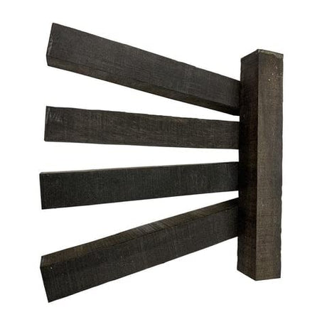 Exotic Wood Zone | Combo Pack of 5 Gaboon Ebony Pen Blanks | 5/8" x 5/8" x 4" Exotic Wood Zone