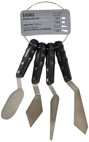 Liquitex Professional Freestyle Large Scale Knives 4-Piece Ring Set - WoodArtSupply