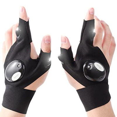 Mylivell LED Flashlight Gloves Stocking Stuffers Christmas Birthday Gifts for Men Dad Father Boyfriend Husband, Unique Cool Gadgets Tools for