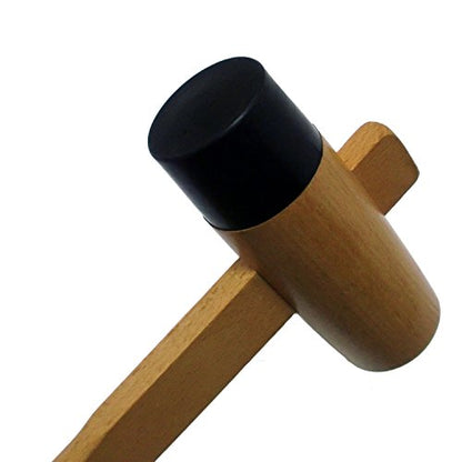 Japanese Sun UP Carpenter Wood & Rubber Hammer Mallet Kiduchi Tool 45mm GW-45 - WoodArtSupply