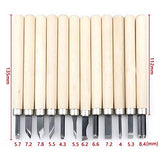 12Pcs Set Wood Carving Knives Tools Kit Unxuey Professional Carving Chisels Knife Kit with Protective Covers and Whetstone for Wood, Clay, Sculpting, Unxuey