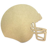 Michelle's aDOORable Creations Wooden Football Hockey Helmet Cutout Unfinished Wood Sports Helmet for Crafting Painting Door Sign Michelle's aDOORable Creations