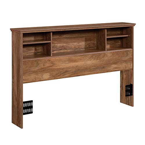 Sauder River Ranch Full-Queen Headboard in Sindoori Mango Finish with Adjustable Shelves Sauder