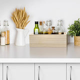 Sorbus Unfinished Wood Crates - Organizer Bins, Wooden Box for Pantry Organizer Storage, Closet, Arts & Crafts, Cabinet Organizers, Containers for Sorbus