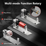 ORTUR YRC1.0, Y-axis Rotary Chuck for Most Laser Engravers, Jaw Chuck Rotary, Y-axis Rotary Roller Engraving Module for Engraving Cylindrical Ortur