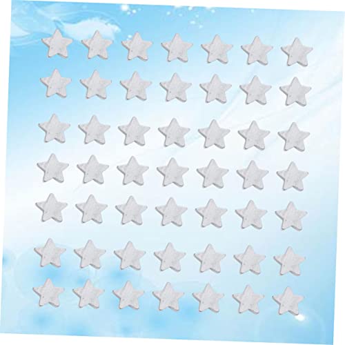 Anneome 100 Pcs Wood Star Beads Star Bead Charms Bracelet Wood Beads Wood Earring Finding Wood Star Spacer Beads Loose Wooden Bead Wood Beads for Anneome