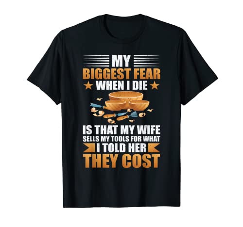 Wood Turner Lathe Tools Woodturning Sandpaper Woodturner T-Shirt