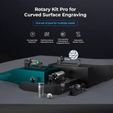 Creality 22W Laser Engraver 4-in-1 Rotary Roller Kit for Glass Tumbler Ring, 120W Power Laser Cutter and Engraver Machine, CNC Laser Engraving Creality