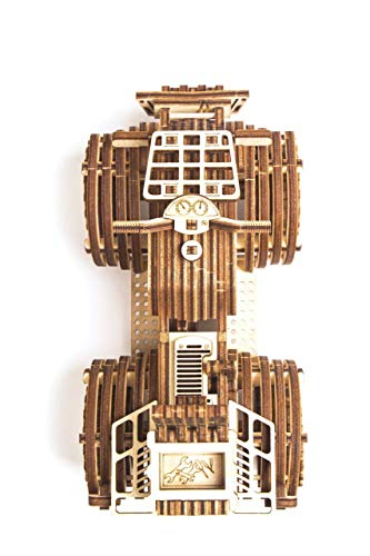 Wood Trick ATV Quad Bike Toy Mechanical Wooden Model Kit for Adults and Kids to Build - 7x4″ - 3D Wooden Puzzle - STEM Toys for Boys and Girls Wood Trick