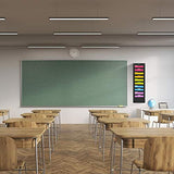 HAOHAN 10 Pockets Over Door Hanging Wall File Organizer, Oxford Cloth Storage Pocket Chart for Magazines, Pens, File Folders in Office and School HAOHAN