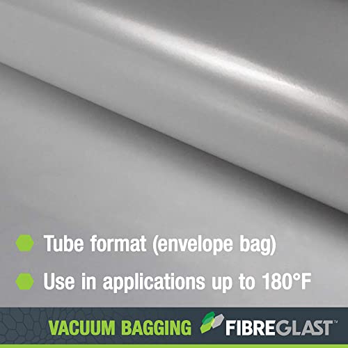 Fibre Glast Vac Bag Film, 5 Yards, Affordable – Elite Lab Vacuum Bagging Supplies, Degassing Chambers & Vac Purge Kits – Seal & Stabilize Carbon, - WoodArtSupply