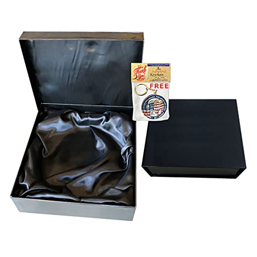 AllGiftFrames Personalized Wood Table Desk Clock Crowned Top Black Engrave Shelf Custom Engravable Desktop Business Etched Executive Graduation AllGiftFrames
