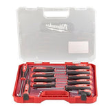 Milwaukee Set of 12 Tri-Lobe Screwdrivers 4932472003,Red Milwaukee